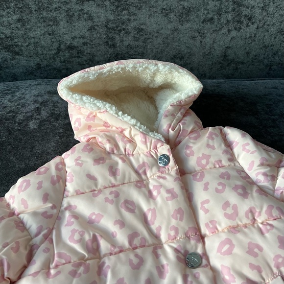 NWT Jessica Simpson Blush Leopard Coat - Picture 10 of 12